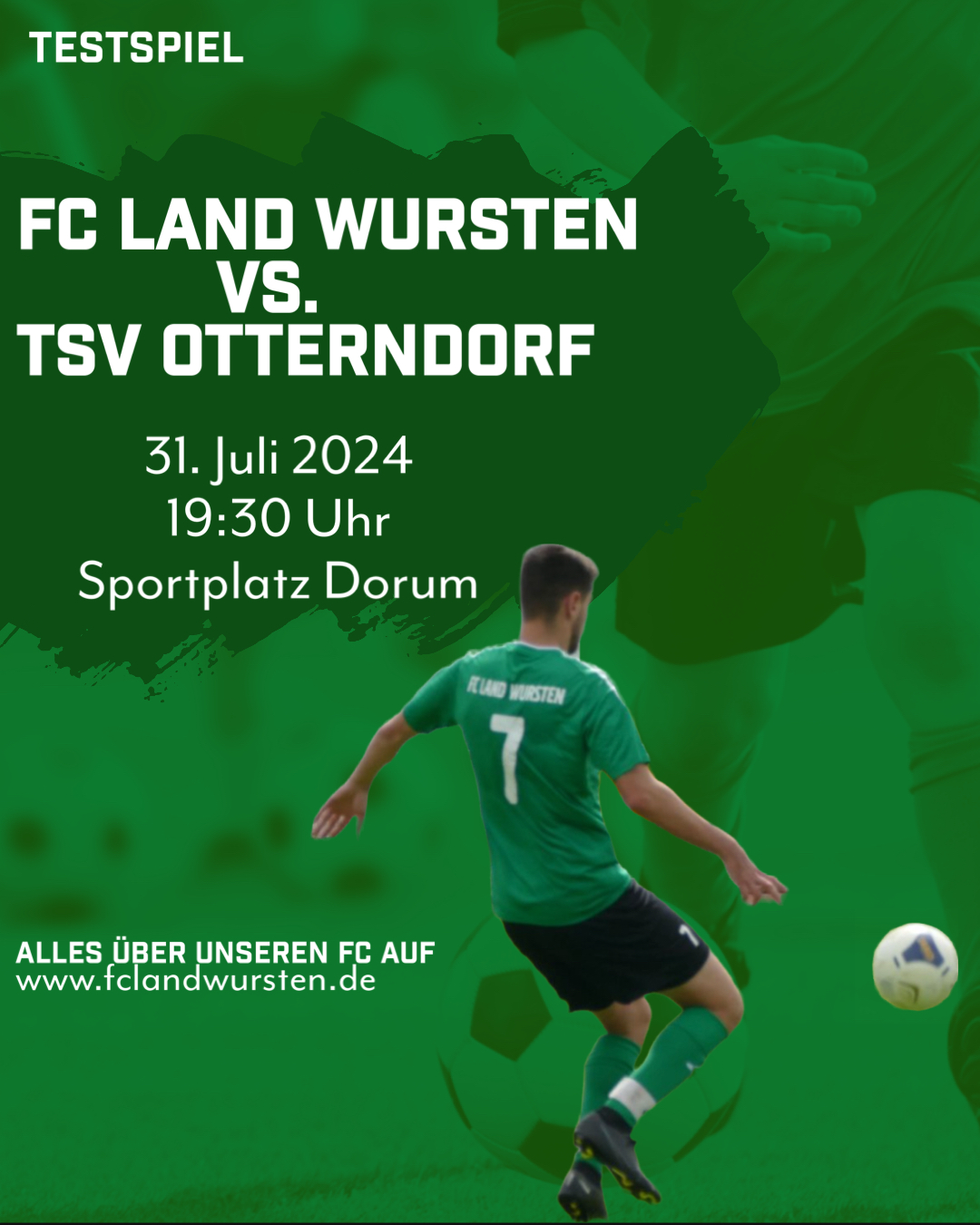 Du betrachtest gerade Testspiel: FC Land Wursten – TSV Otterndorf