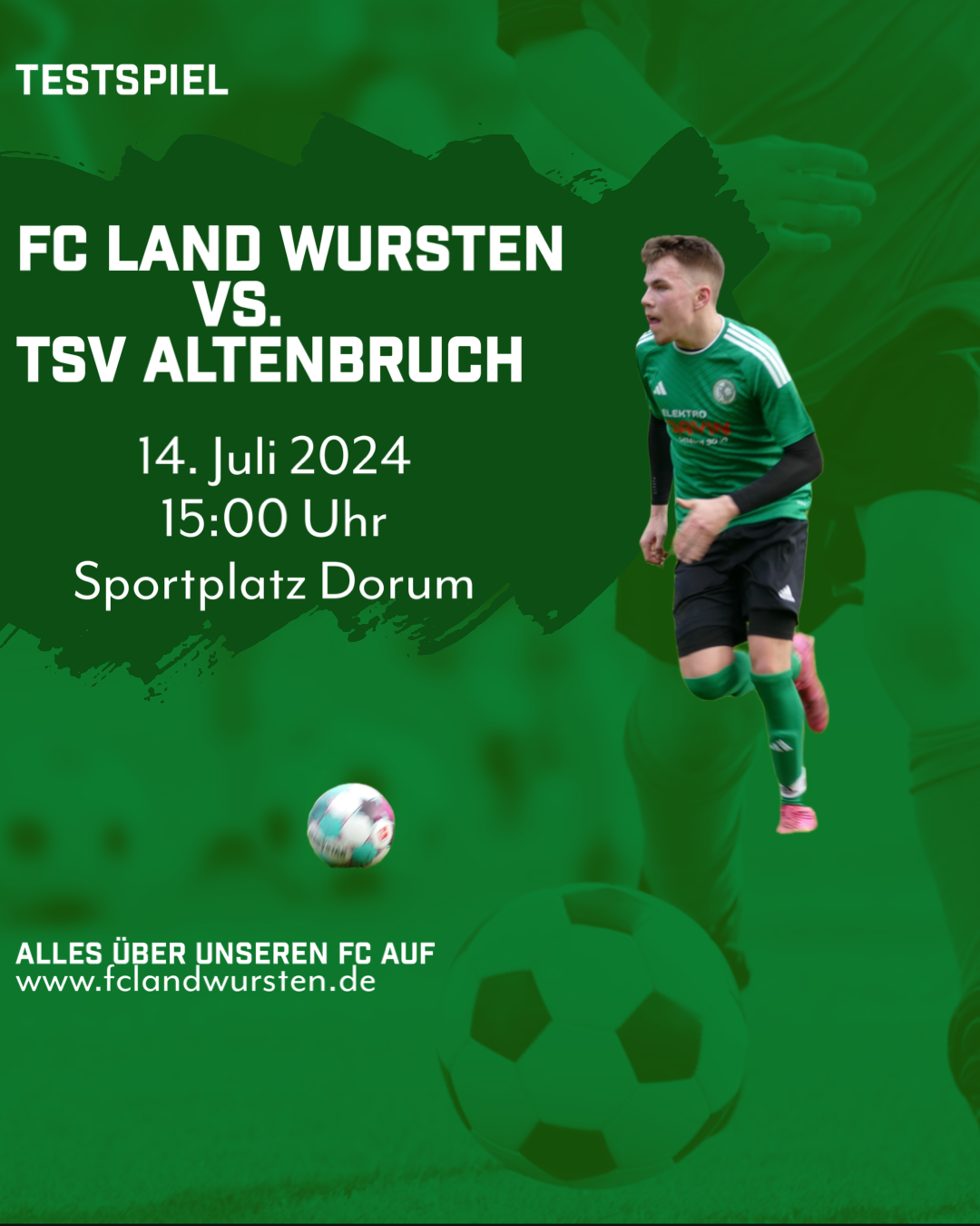 Read more about the article Testspiel: FC Land Wursten – TSV Altenbruch