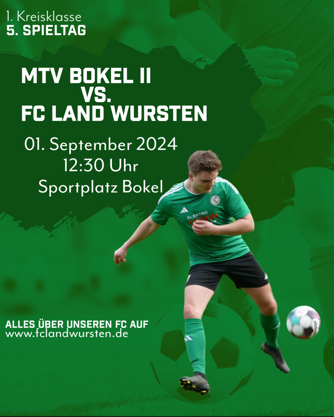 Du betrachtest gerade 5. Spieltag: MTV Bokel II – FC Land Wursten