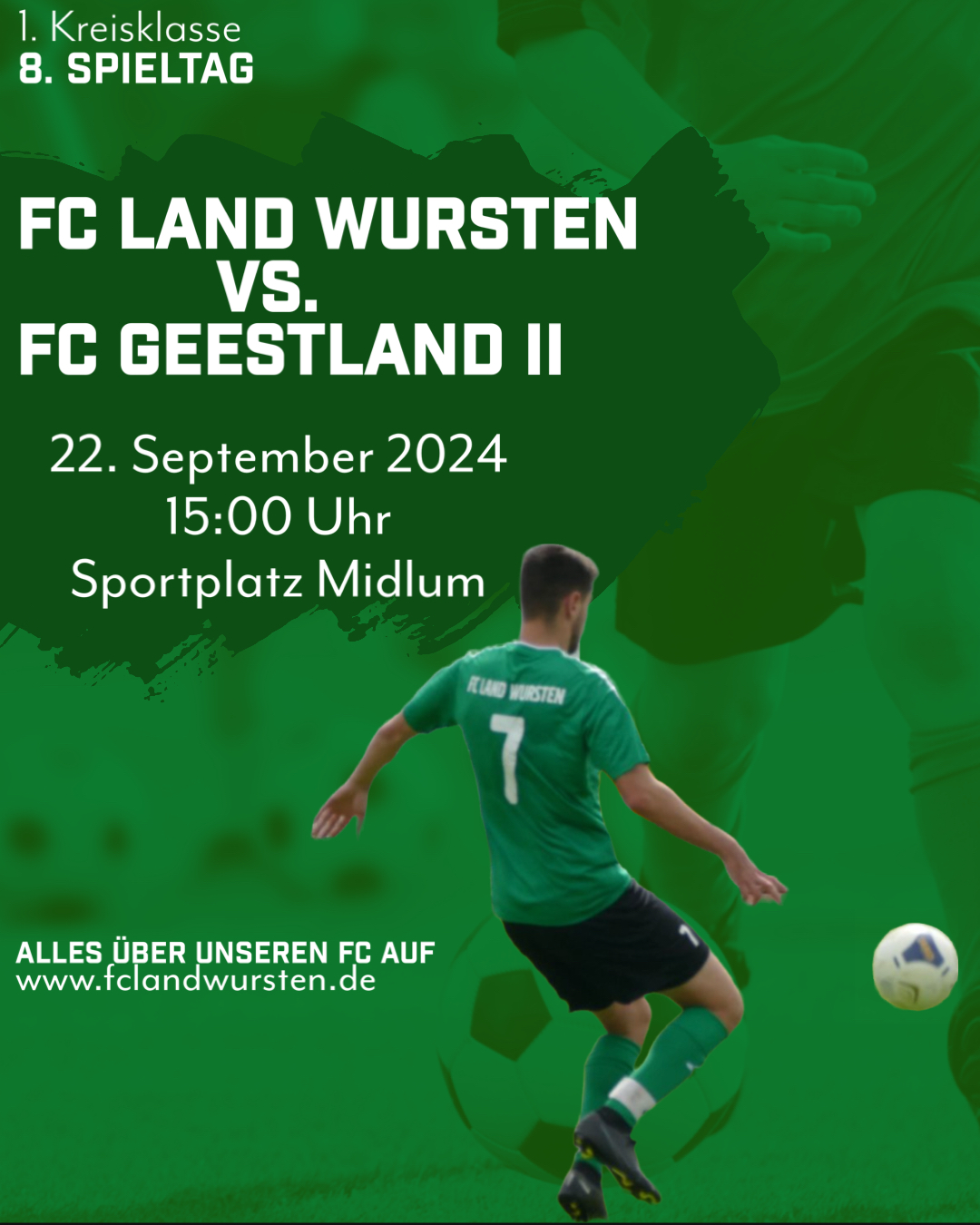 Du betrachtest gerade 8. Spieltag: FC Land Wursten – FC Geestland II