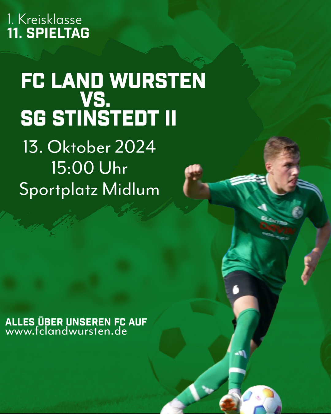 Du betrachtest gerade 11. Spieltag: FC Land Wursten – SG Stinstedt II